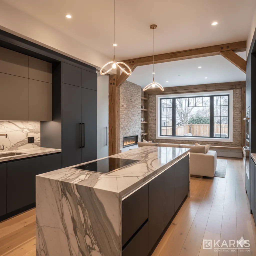 Hamilton kitchen renovation completed by Karks Contracting